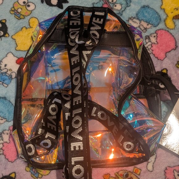 NWT Cosmopolitan Eau De Juice Holographic MiniBackpack Exclusive Limited Edition - Picture 3 of 5